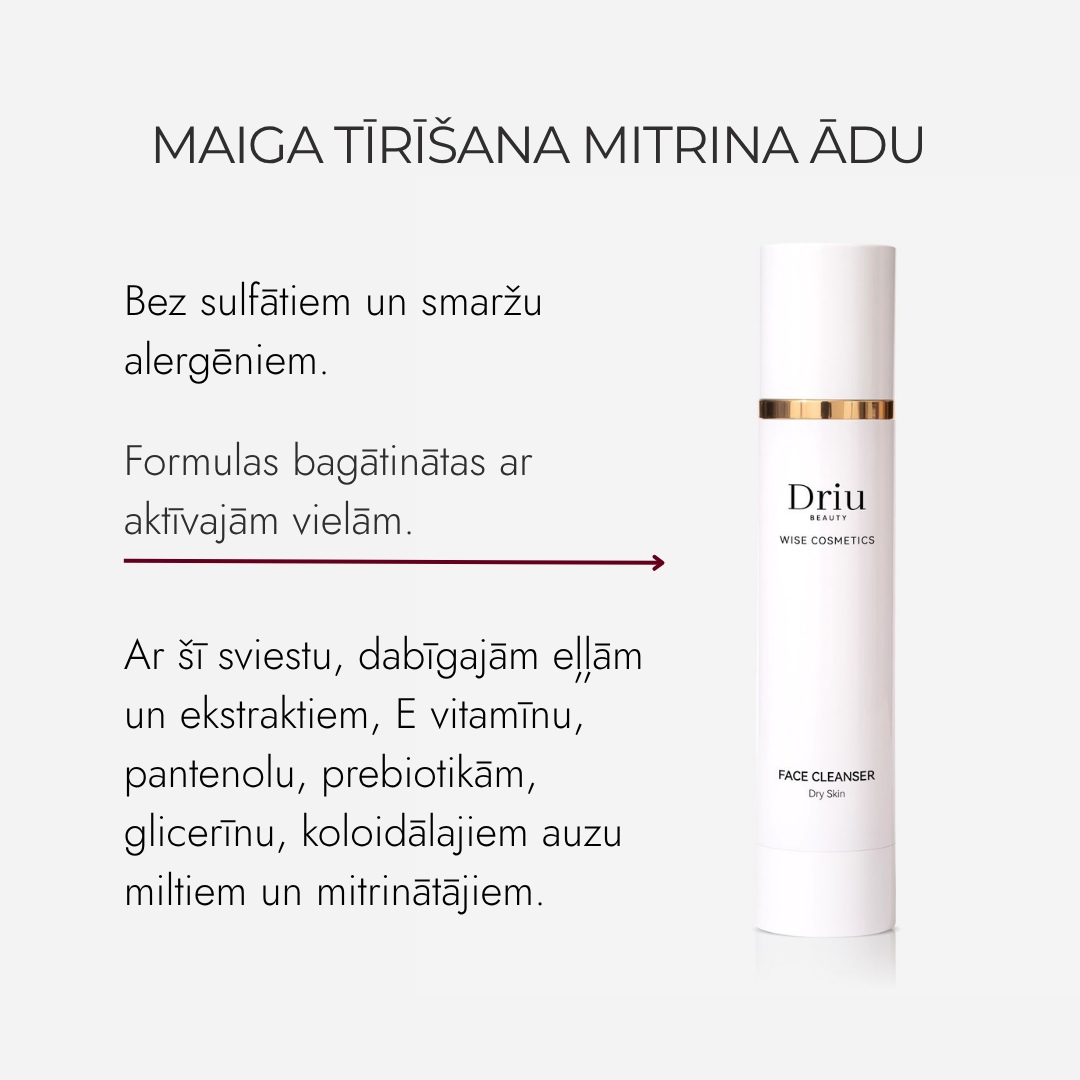 Sejas Mazgāšanas Līdzeklis Kombinētai/Taukainai ādai Wise Cosmetics, 110 ml