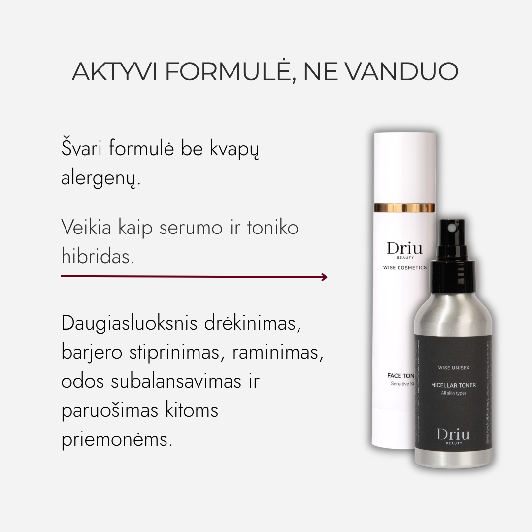 Micelārais Toniks Wise Unisex Soft, 125 ml