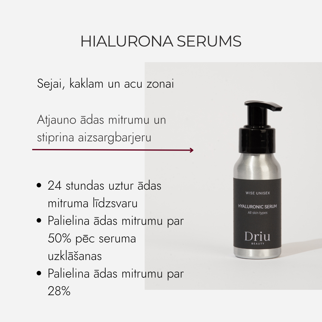 Hialuronskābes serums Wise Unisex Moisture Boost, 50 ml