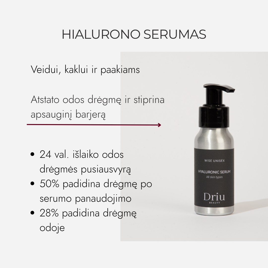 Hialuronskābes serums Wise Unisex Moisture Boost, 50 ml